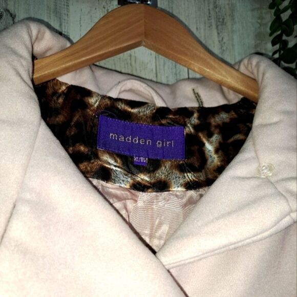 Steve Madden Madden Girl High Low PeaCoat - Picture 6 of 12